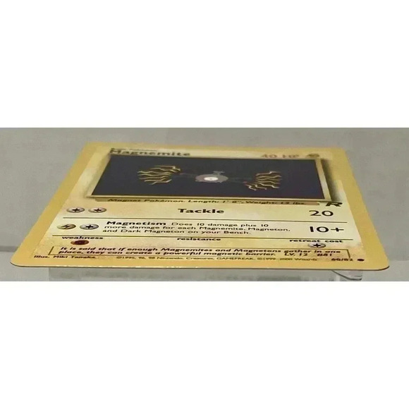 Pokémon TCG Magnemite Team‎ Rocket 60/82 Regular Unlimited Common NM - Picture 4 of 12